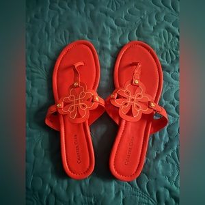 New Orange 🍊 Coral Summer Sandals